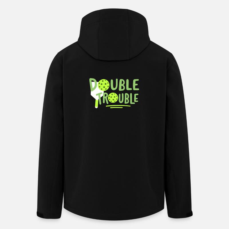 Pickleball-Spieler - Recycelte Männer Softshell-Jacke von Stanley/Stella - Schwarz