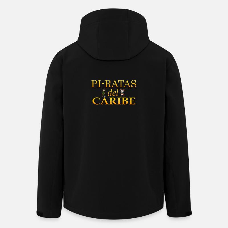 Karibik Pyrats - Recycelte Männer Softshell-Jacke von Stanley/Stella - Schwarz