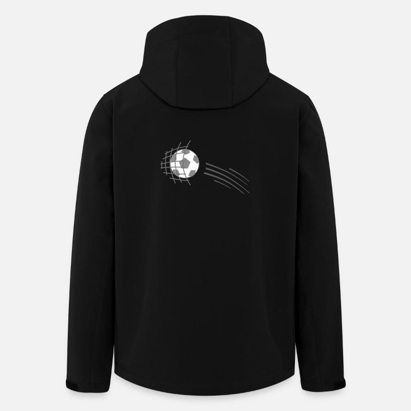 soccer - Men’s Recycled Softshell Jacket by Stanley/Stella - black