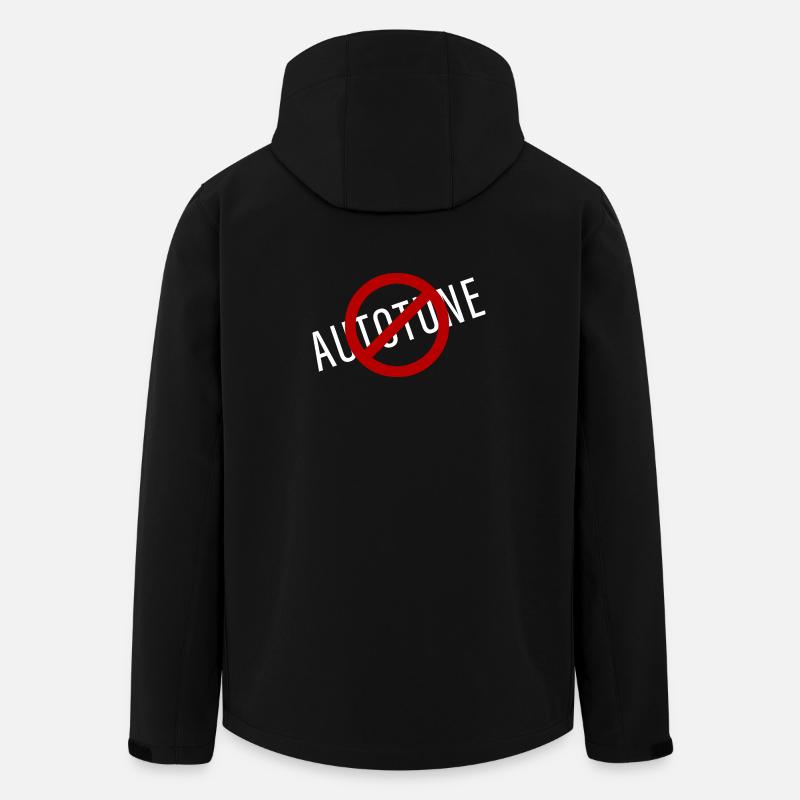 No Autotune - Men’s Recycled Softshell Jacket by Stanley/Stella - black