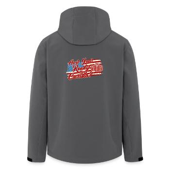 Gambling Fan Are You Ready To Casino - Recycelte Männer Softshell-Jacke von Stanley/Stella - Anthrazit - Hinten - AI Model Male 185 light (185cm)