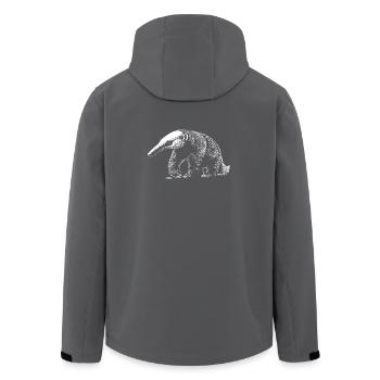 Ameisenbär Tamandua Anteater Große Ameisenbären - Recycelte Männer Softshell-Jacke von Stanley/Stella - Anthrazit - Hinten - AI Model Male 185 light (185cm)