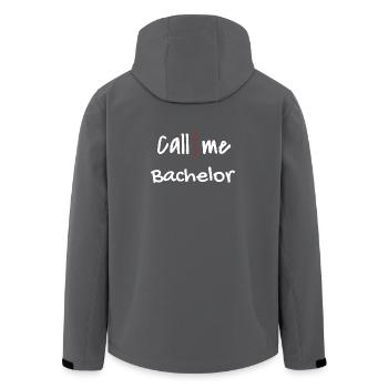 Bachelor 2026 Graduation Graduation - Men’s Recycled Softshell Jacket by Stanley/Stella - anthracite - Back - AI Model Male 185 light (185cm)