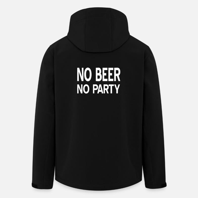 Bier - Recycelte Männer Softshell-Jacke von Stanley/Stella - Schwarz