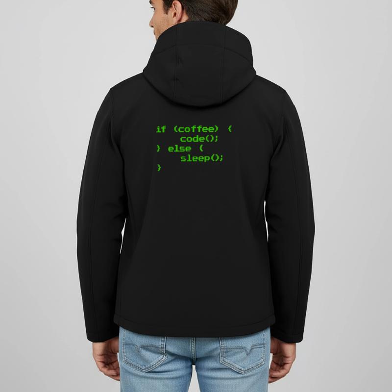 Kein Kaffee Kein Code Programmierer Informatiker Recycelte Männer Softshell-Jacke von Stanley/Stella