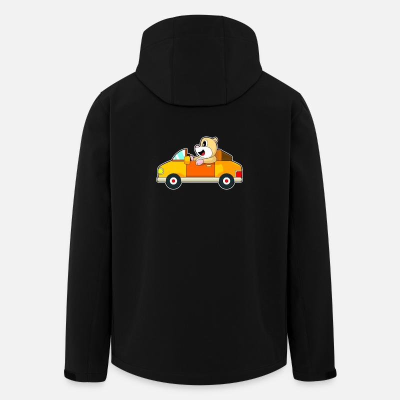 Hamster Auto - Recycelte Männer Softshell-Jacke von Stanley/Stella - Schwarz