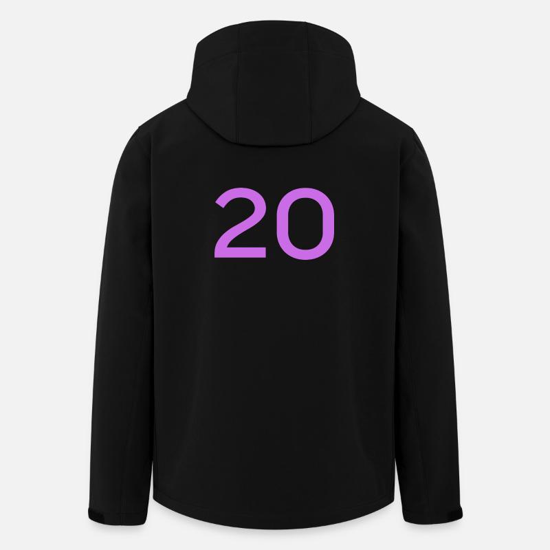 20 - Recycelte Männer Softshell-Jacke von Stanley/Stella - Schwarz