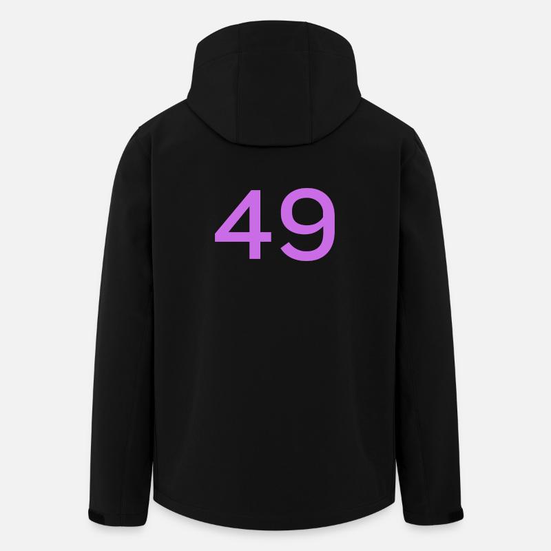 49 - Recycelte Männer Softshell-Jacke von Stanley/Stella - Schwarz