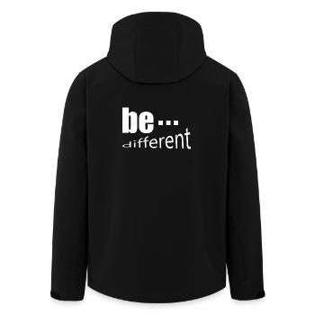 être différent - Veste softshell homme en polyester recyclé Stanley/Stella - noir - Dos - AI Model Male 185 light (185cm)