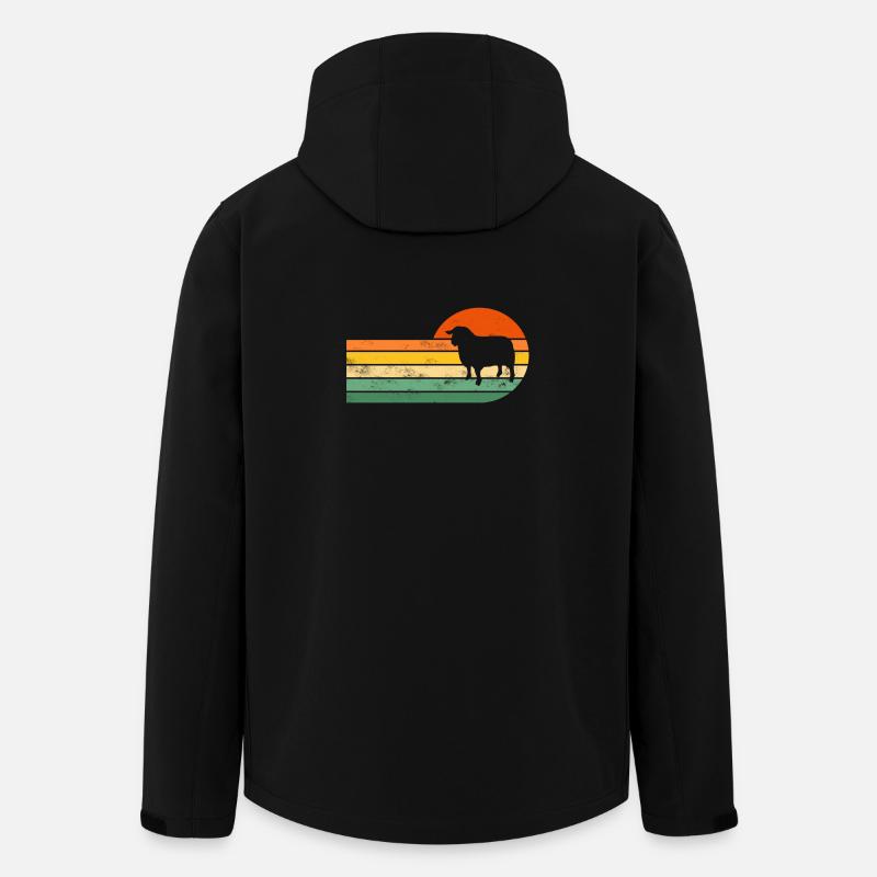 Sheep sheep - Men’s Recycled Softshell Jacket by Stanley/Stella - black