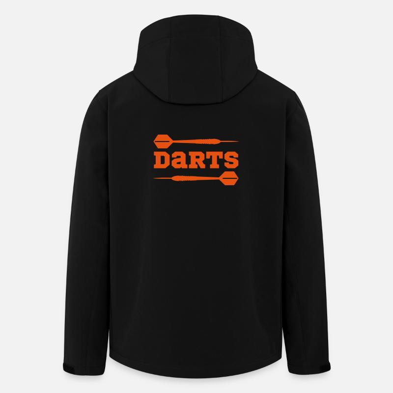 Darts Sport - Recycelte Männer Softshell-Jacke von Stanley/Stella - Schwarz