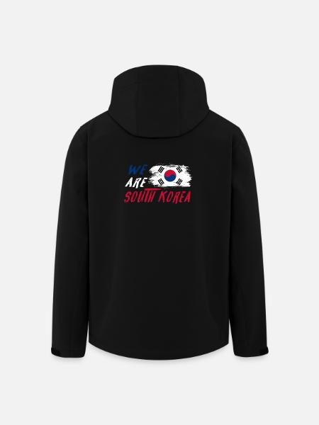 We are South Korea - Men’s Recycled Softshell Jacket by Stanley/Stella - black