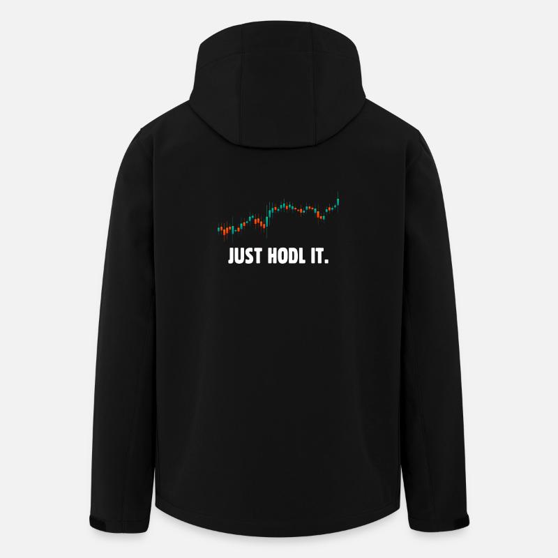 Halten Sie es einfach bitcoin - Recycelte Männer Softshell-Jacke von Stanley/Stella - Schwarz