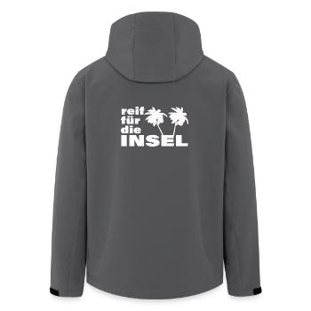 PRÊT POUR L’ÎLE - Veste softshell homme en polyester recyclé Stanley/Stella - noir - Dos - AI Model Male 185 light (185cm)