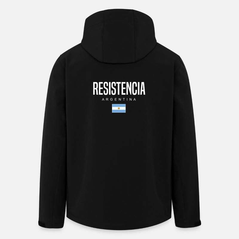 Resistencia Argentinien Argentinier - Recycelte Männer Softshell-Jacke von Stanley/Stella - Schwarz