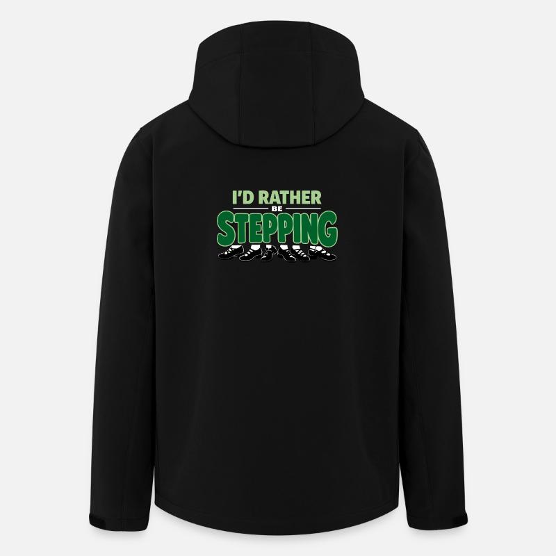 Danse irlandaise Éventeur celtique de danse - Veste softshell homme en polyester recyclé Stanley/Stella - noir