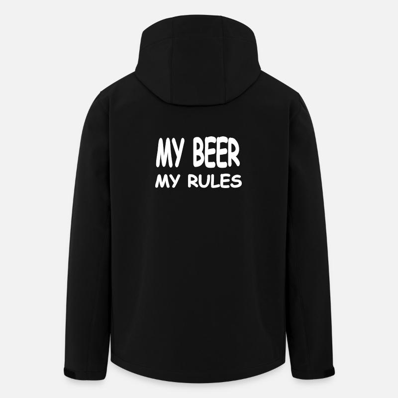 Beer - Men’s Recycled Softshell Jacket by Stanley/Stella - black