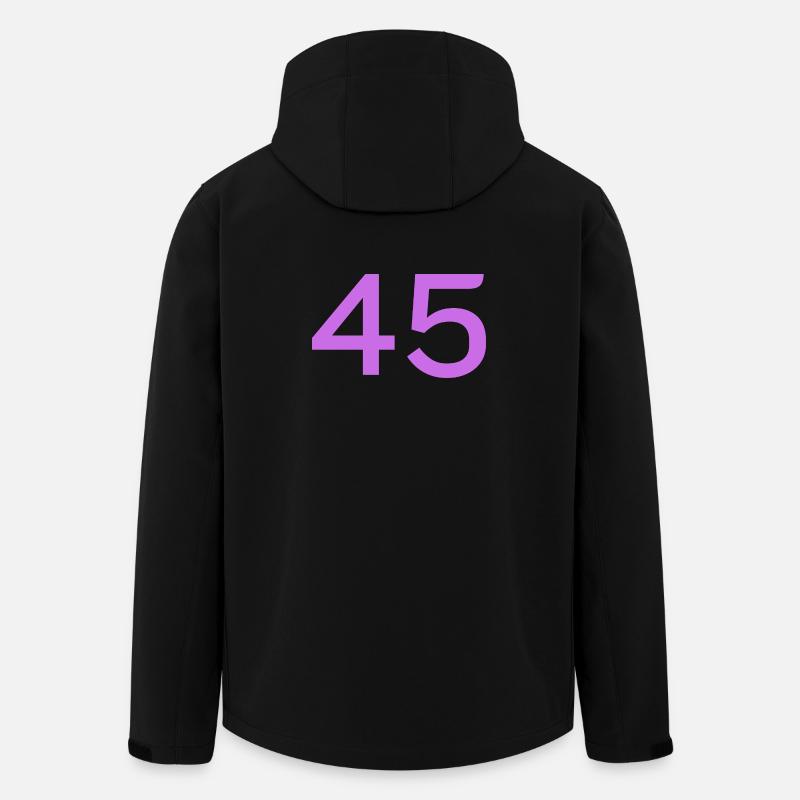 45 - Recycelte Männer Softshell-Jacke von Stanley/Stella - Schwarz