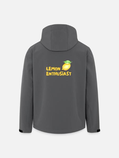 Citrus Lover Lemon Enthusiast - Men’s Recycled Softshell Jacket by Stanley/Stella - black