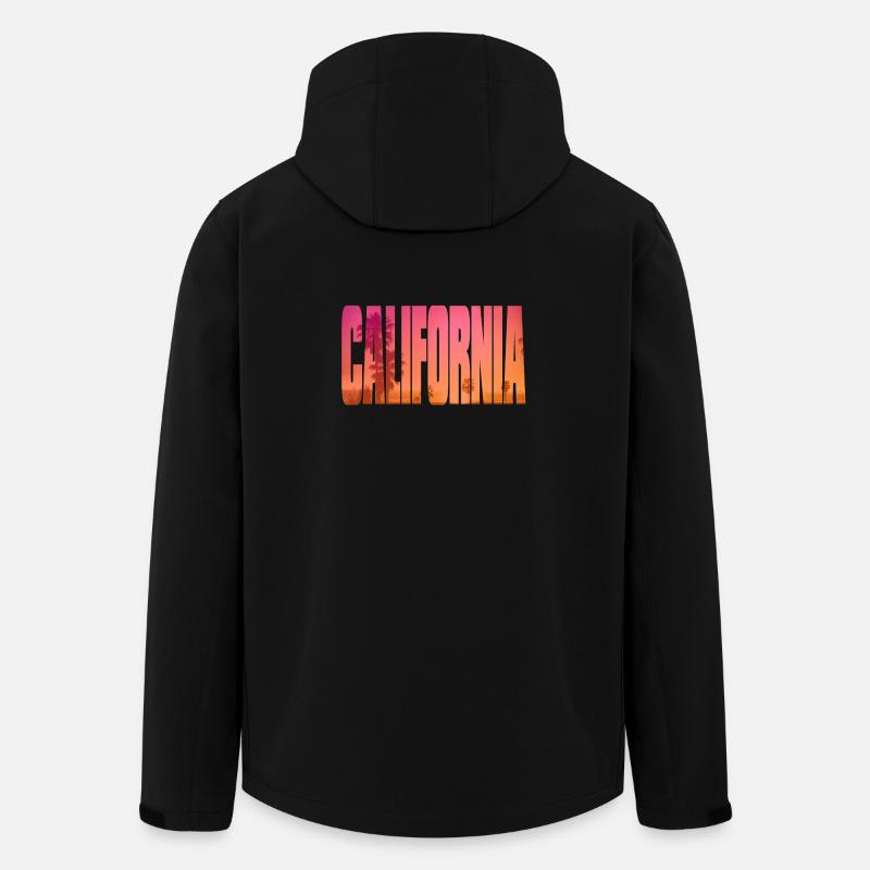 California - Recycelte Männer Softshell-Jacke von Stanley/Stella - Schwarz