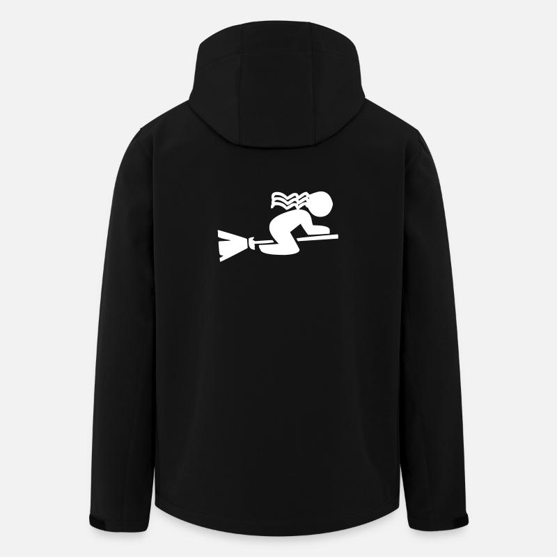 Une jeune sorcière - Veste softshell homme en polyester recyclé Stanley/Stella - noir