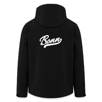 Bonn Rétro - Veste softshell homme en polyester recyclé Stanley/Stella - noir - Dos - AI Model Male 185 light (185cm)