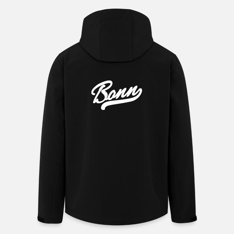 Bonn Retro - Men’s Recycled Softshell Jacket by Stanley/Stella - black