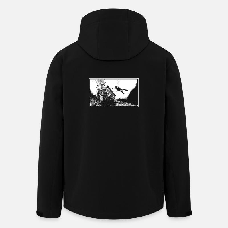 The wreck - Men’s Recycled Softshell Jacket by Stanley/Stella - black