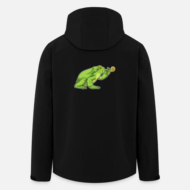 Frog Birthday Toad - Men’s Recycled Softshell Jacket by Stanley/Stella - black