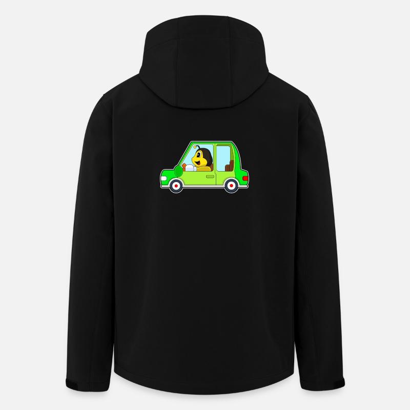 Biene Auto - Recycelte Männer Softshell-Jacke von Stanley/Stella - Schwarz