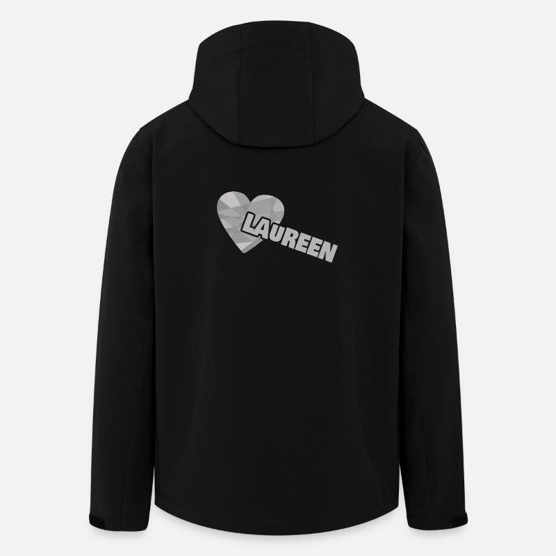 Chère Laureen, - Veste softshell homme en polyester recyclé Stanley/Stella - noir