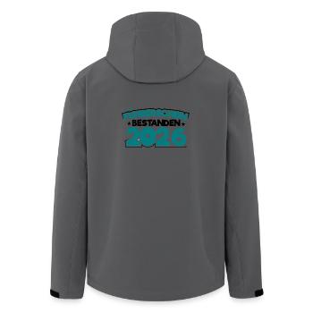 Driving License 2026 Driving Test Driving License Test - Men’s Recycled Softshell Jacket by Stanley/Stella - black - Back - AI Model Male 185 light (185cm)