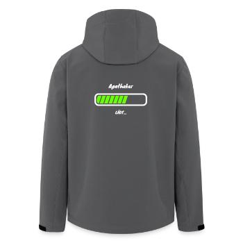 Pharmazeut Apotheker Forschung Labor Ladebalken - Recycelte Männer Softshell-Jacke von Stanley/Stella - Anthrazit - Hinten - AI Model Male 185 light (185cm)