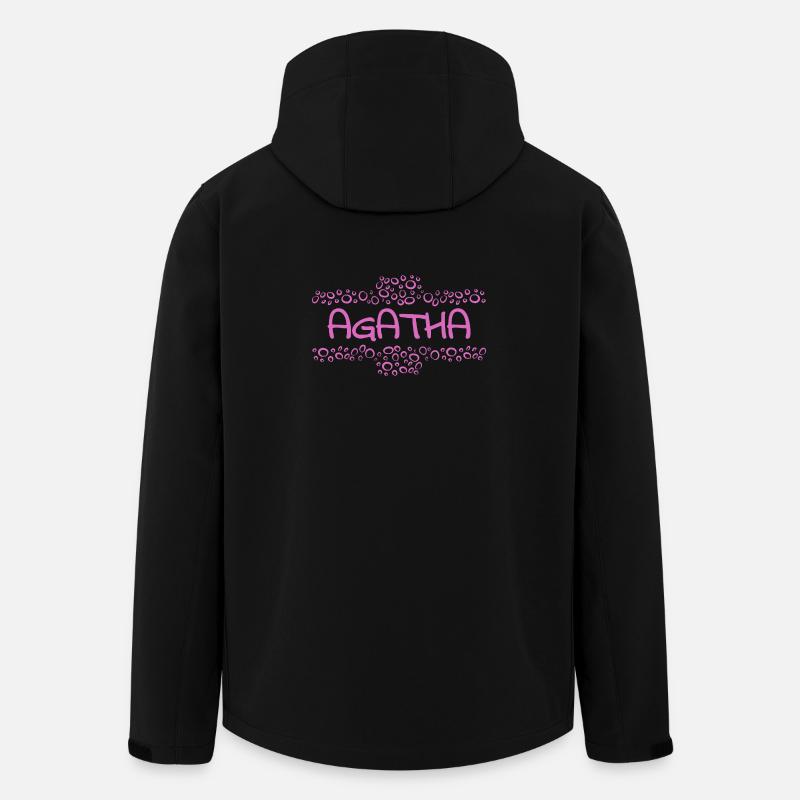 Agatha als Baby - Recycelte Männer Softshell-Jacke von Stanley/Stella - Schwarz