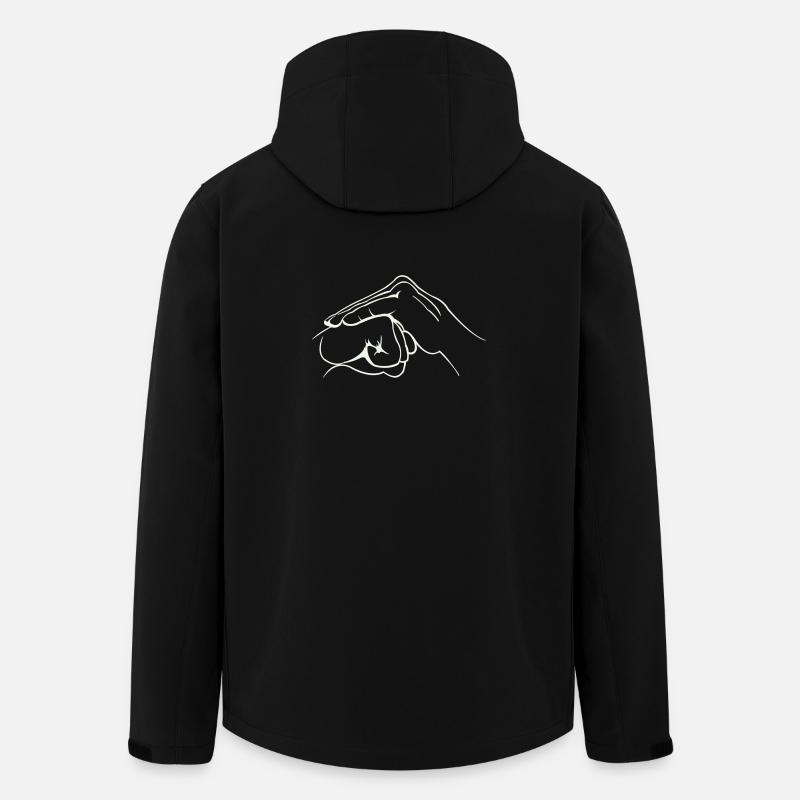 Hände Faust - Recycelte Männer Softshell-Jacke von Stanley/Stella - Schwarz