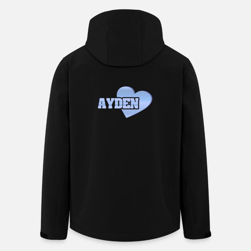 Love Ayden - Recycelte Männer Softshell-Jacke von Stanley/Stella - Schwarz