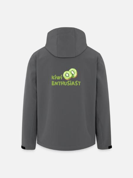 Kiwi Enthusiast - Recycelte Männer Softshell-Jacke von Stanley/Stella - Schwarz