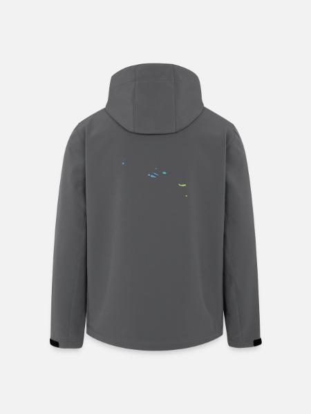 Azores - Recycelte Männer Softshell-Jacke von Stanley/Stella - Schwarz