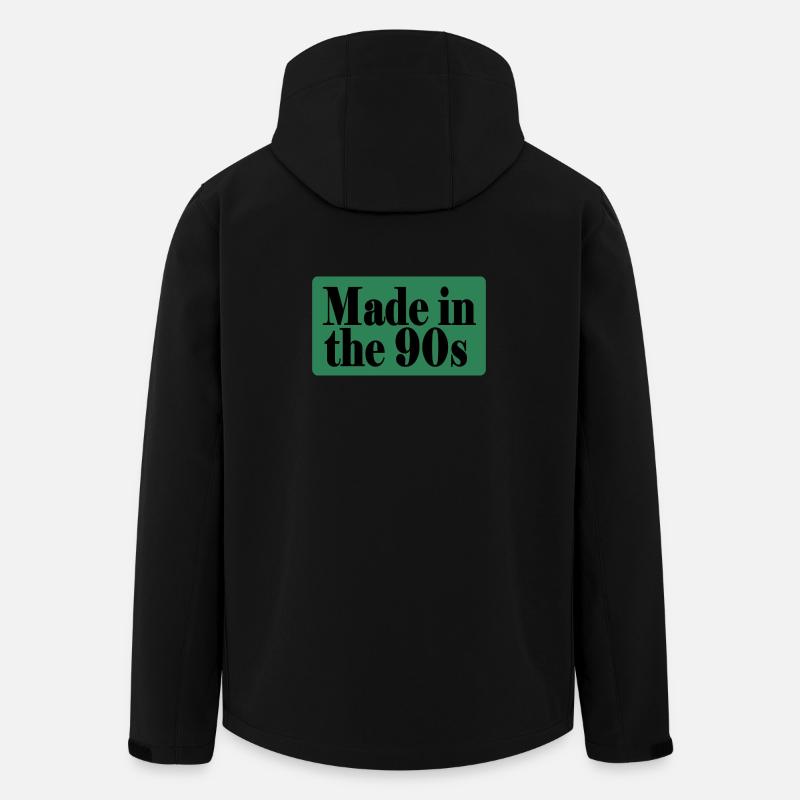 Made in the 90s - Men’s Recycled Softshell Jacket by Stanley/Stella - black
