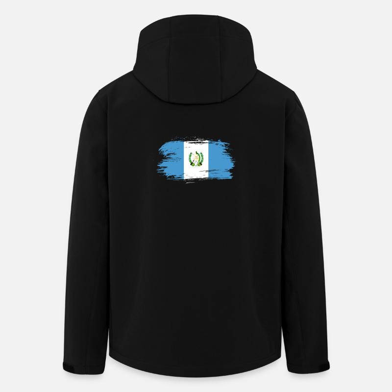 Guatemala Flagge - Recycelte Männer Softshell-Jacke von Stanley/Stella - Schwarz