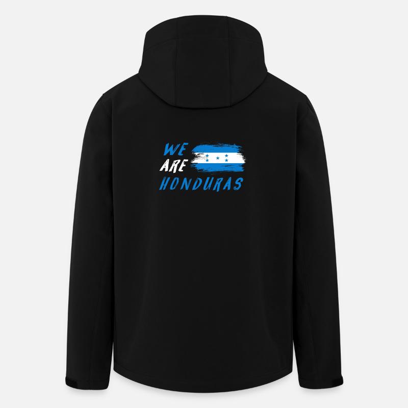Wir sind Honduras - Recycelte Männer Softshell-Jacke von Stanley/Stella - Schwarz