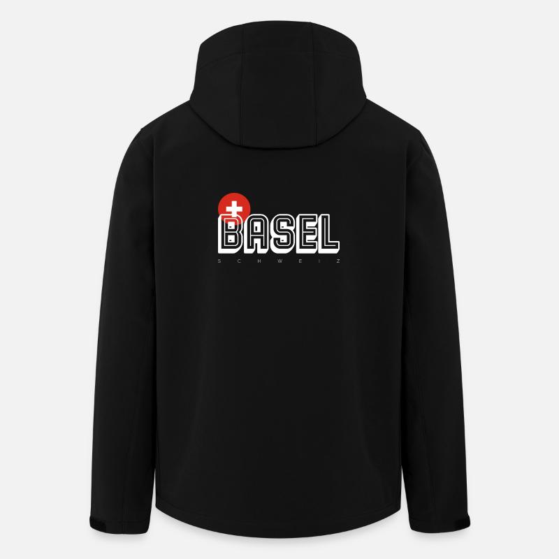 Basel - Recycelte Männer Softshell-Jacke von Stanley/Stella - Schwarz