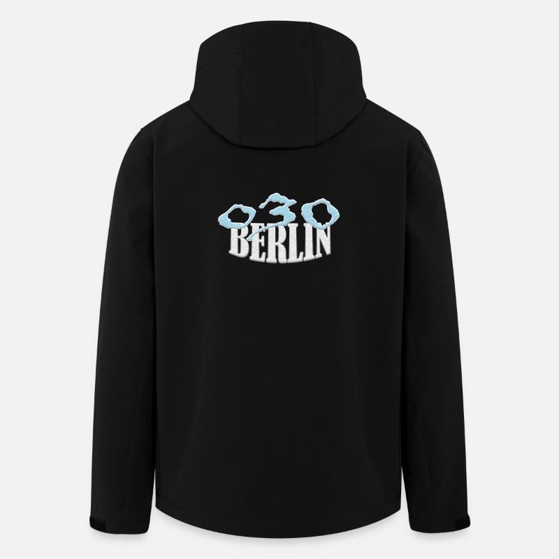 Berlin 030 Chemise exclusive - Veste softshell homme en polyester recyclé Stanley/Stella - noir