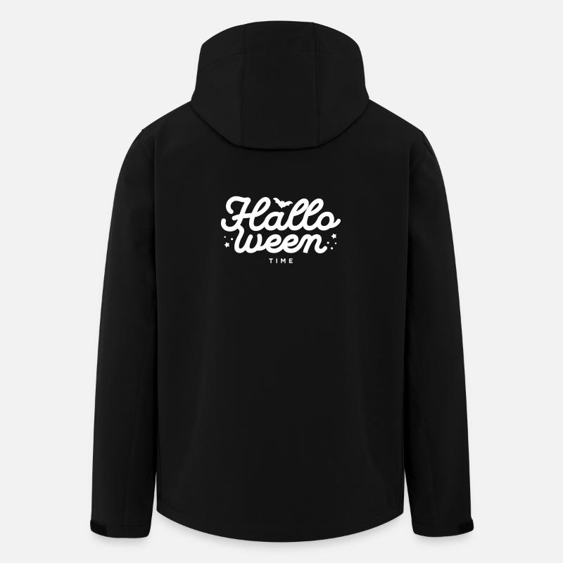 Halloween Night Bat Silhouette - Men’s Recycled Softshell Jacket by Stanley/Stella - black