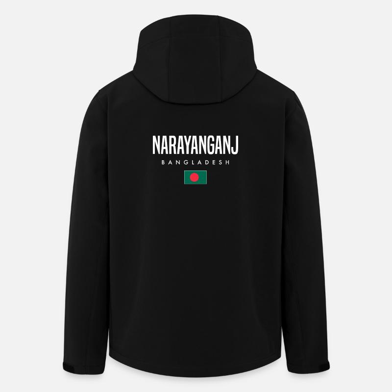 Narayanganj Bangladesch - Recycelte Männer Softshell-Jacke von Stanley/Stella - Schwarz