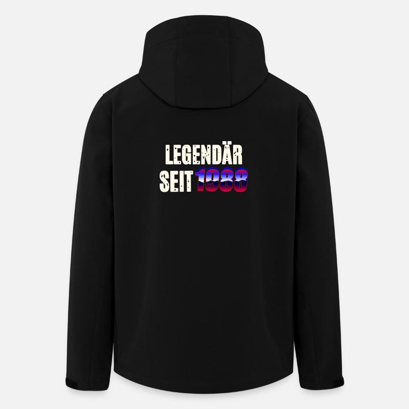 Legendär seit 1988 - Recycelte Männer Softshell-Jacke von Stanley/Stella - Schwarz