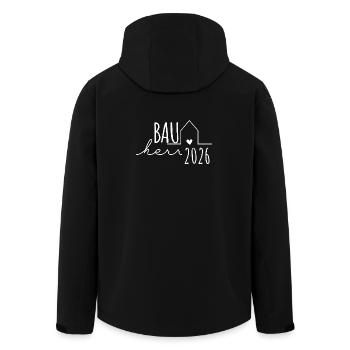 Constructeur 2026 - Builders Partnerlook Hausbau - Veste softshell homme en polyester recyclé Stanley/Stella - noir - Dos - AI Model Male 185 light (185cm)