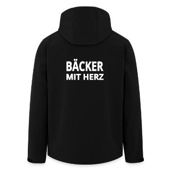 Boulanger - Veste softshell homme en polyester recyclé Stanley/Stella - noir - Dos - AI Model Male 185 light (185cm)