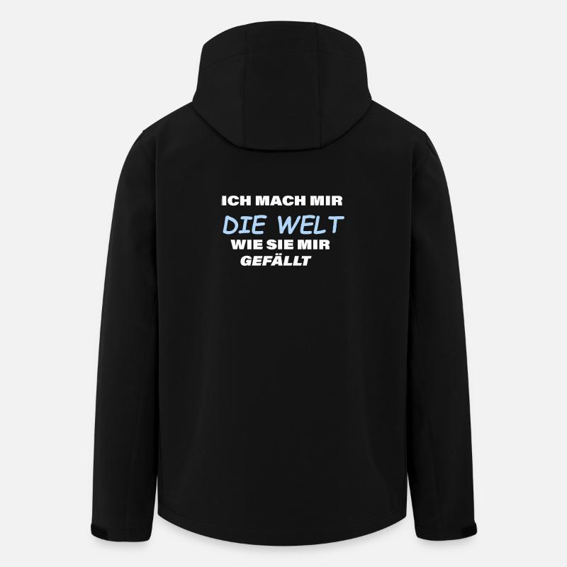 LE MONDE - COMME JE L’AIME - Veste softshell homme en polyester recyclé Stanley/Stella - noir