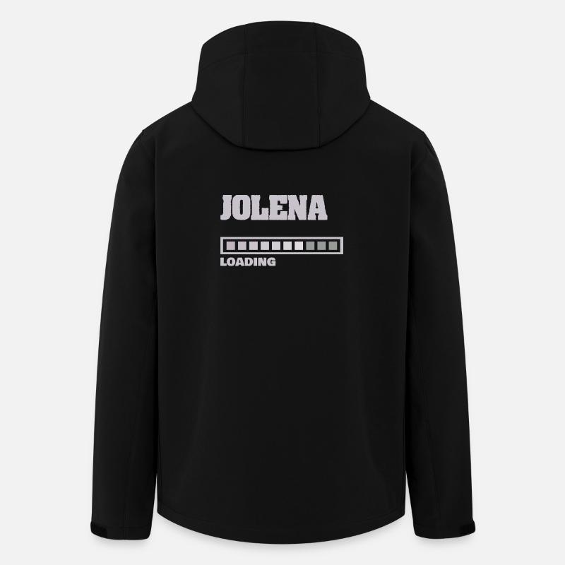 Geschenk für Jolena - Recycelte Männer Softshell-Jacke von Stanley/Stella - Schwarz